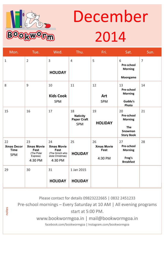 December-2014-events