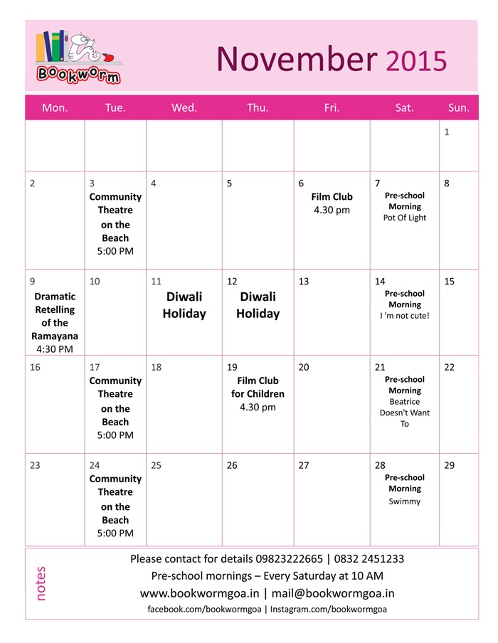 2015_11-November_Calender